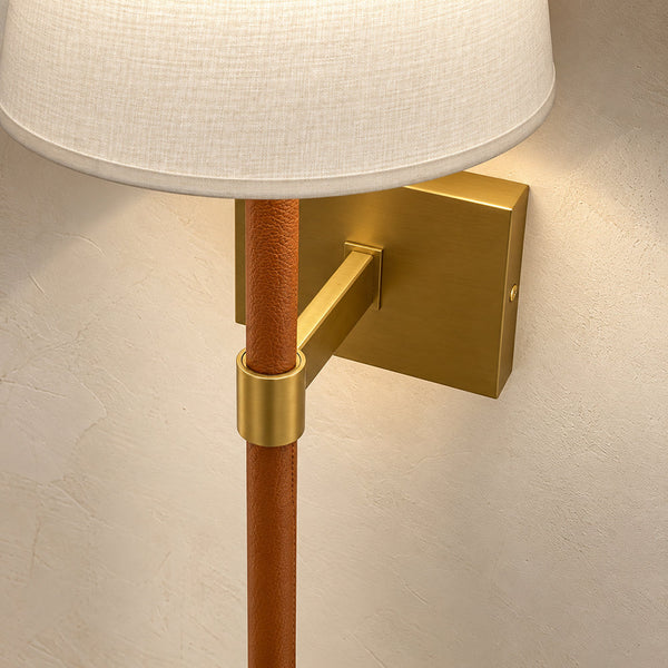LIVIA-W-E14-BRA - Brass - Wall Lamp