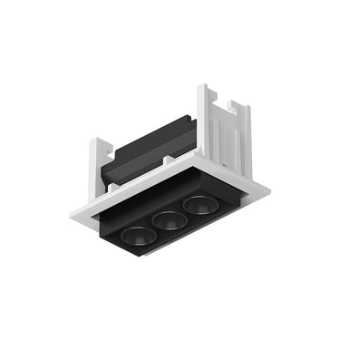 LOTUS-ADJ-5.2W-27D-3000K-BK-NDV Recessed Downlight - Lamptitude