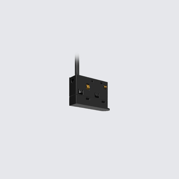 M15-TRACK-FEEDER-2M-BK Track Light - Lamptitude