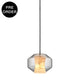 Md10811-1-240 Clear / White Marble Hanging Lamp