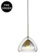 Md21567-1-350 Clear / Gold Hanging Lamp