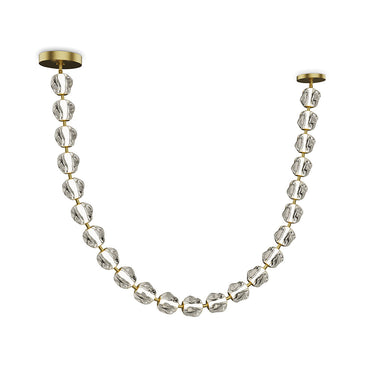 Md23001023-23C Clear / Gold Hanging Lamp