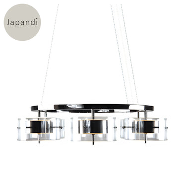 Medsa-P6-Bk Dark Chrome Hanging Lamp