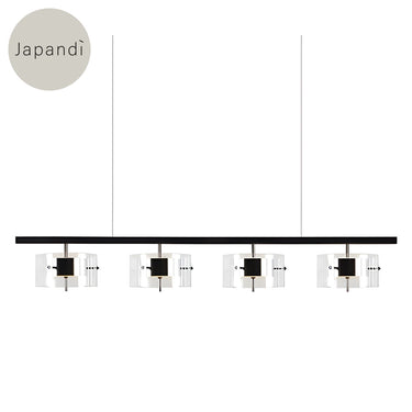 Medsa-P4-Bk Dark Chrome Hanging Lamp