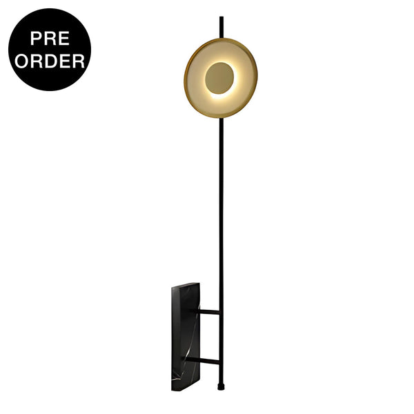 Ml21740-1-350 Black / Gold Floor Lamp