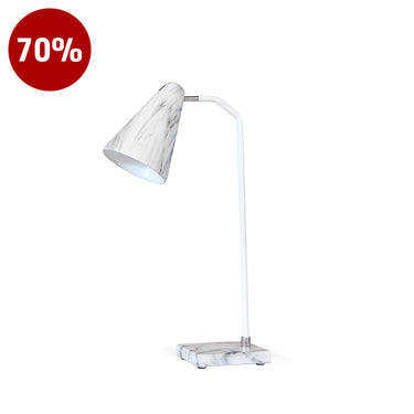 Motrop-T-Wh White Marble Table Lamp