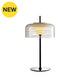 Mura-Tm Clear / Black Table Lamp