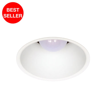 Nanotrim-E27-Sp White Recessed Downlight