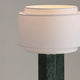 NEJU-T550-GMARBLE-WH - Blackening and Brushing of Copper / Off White - Table Lamp