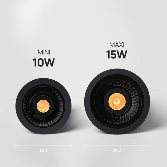 NERO-MAXI-15W-22D Recessed Downlight