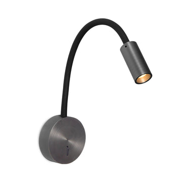 Nesso-W Gun Black Wall Lamp