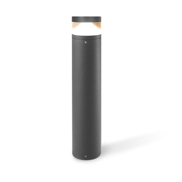 Nexis-B60-Dg Dark Gray Exterior Bollard Lamp