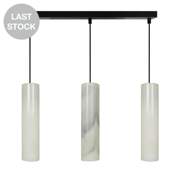 Nires-P3 White Marble Hanging Lamp