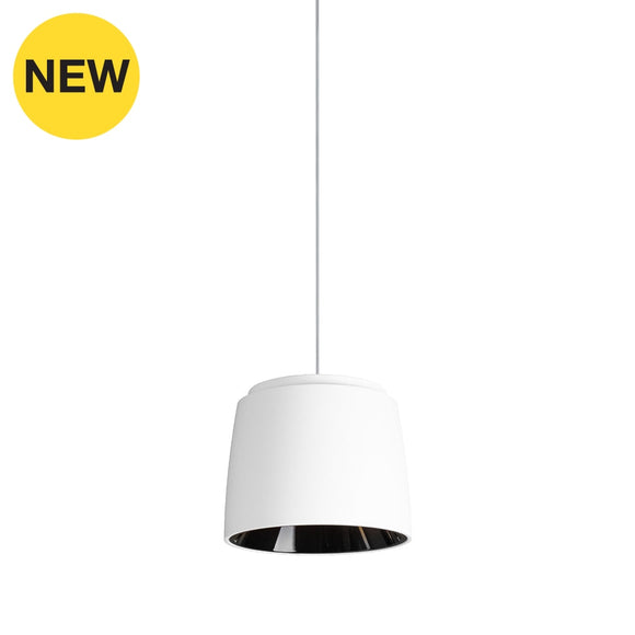 Norio-P-Ww Black / White Hanging Lamp