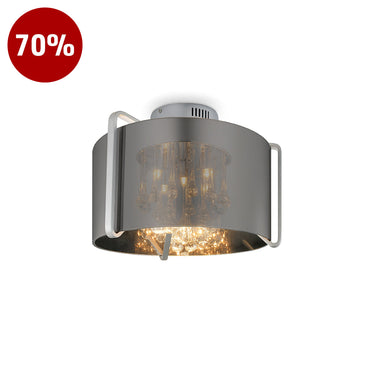 NOSTA-C Chrome Ceiling Lamp