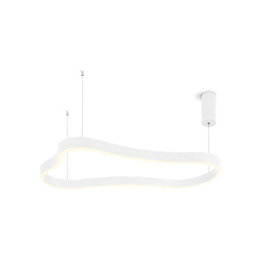 Nuvol-P120-Bk Sanded White Hanging Lamp