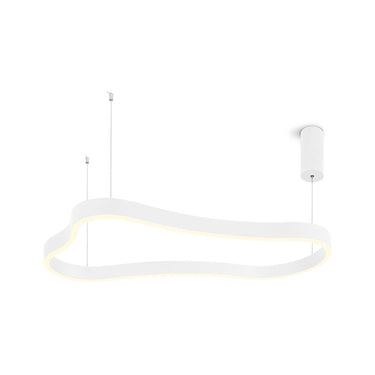 Nuvol-P150-Bk Sanded White Hanging Lamp