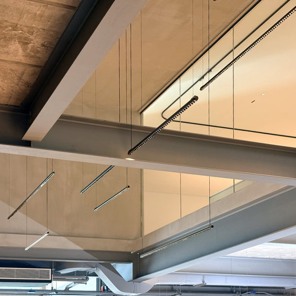 ORA-P200-LOUVER-3000K-FGY Hanging Lamp - Lamptitude