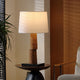 ORVA-T720-CORK-WH - Brushed Dark Grey / Off White - Table Lamp