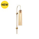 Paloma-W78 Gold / Amber Wall Lamp