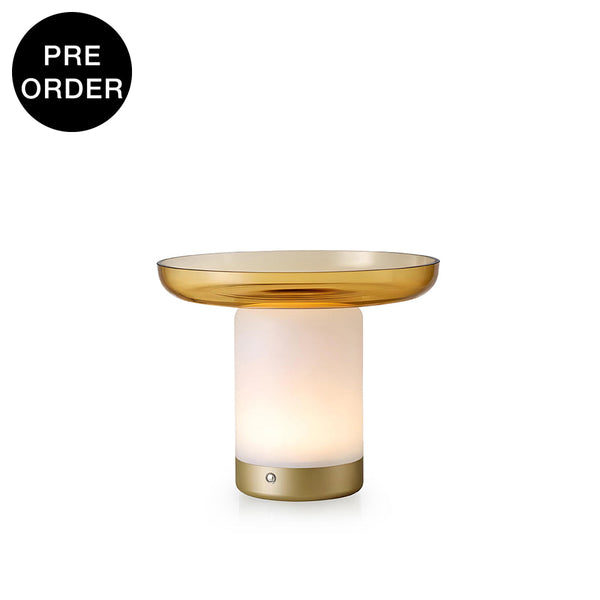 Panna-Tb Amber / White Table Lamp