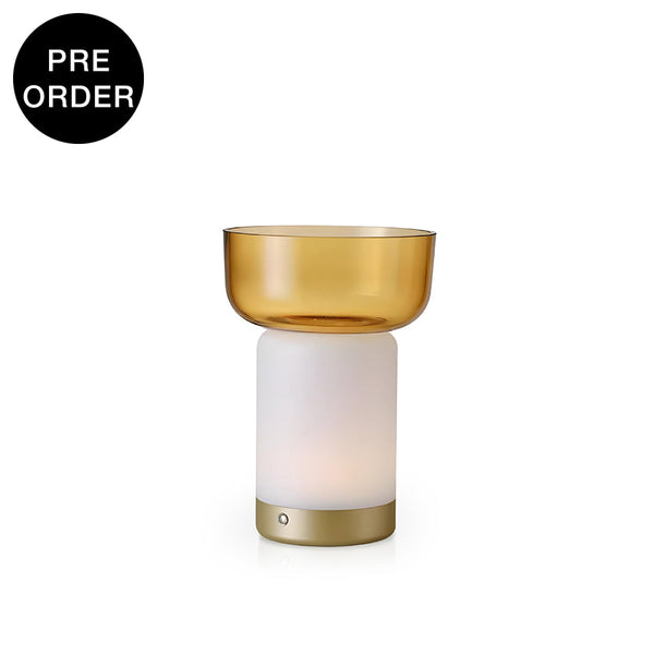 Panna-Ts Amber / White Table Lamp