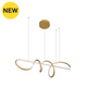 Penne-120-Gd Gold Hanging Lamp