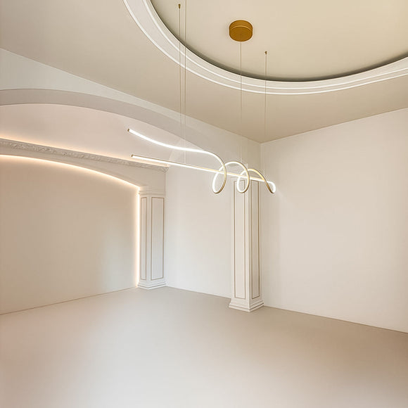 PENNE-160-GD Gold Hanging Lamp