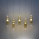 PILLY P5L 28W DIM AMBER Gold Hanging Lamp
