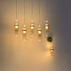 PILLY P5L 28W DIM AMBER Gold Hanging Lamp