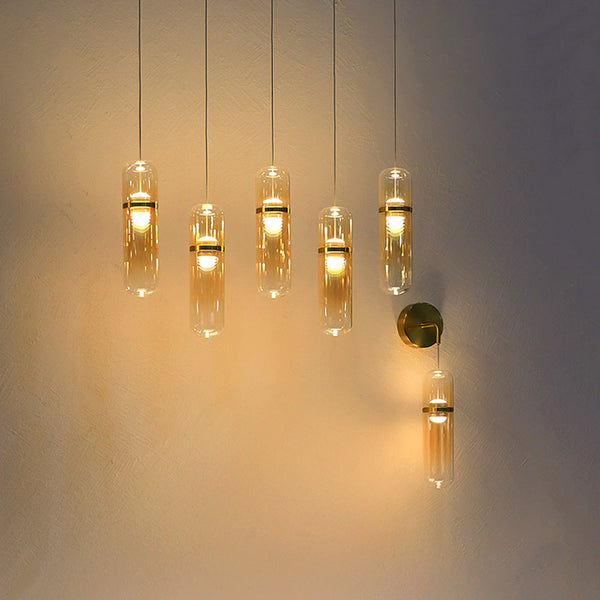 PILLY W 6W DIM AMBER Gold Wall Lamp