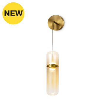 PILLY W 6W DIM AMBER Gold Wall Lamp