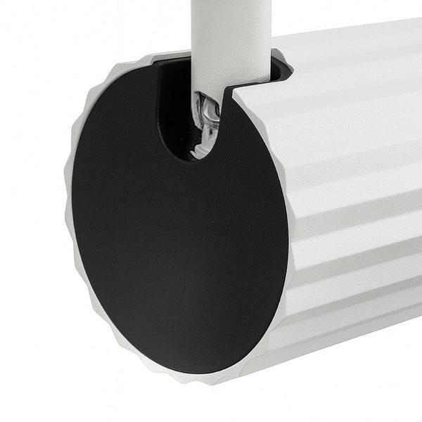 PLEAT-TRACK-G2 White / Black Track Light