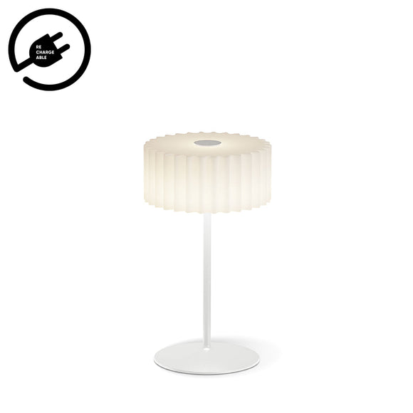 PLIÉ - White - Rechargeable Lamp