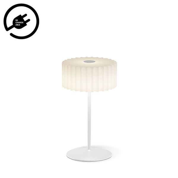PLIÉ - White - Rechargeable Lamp