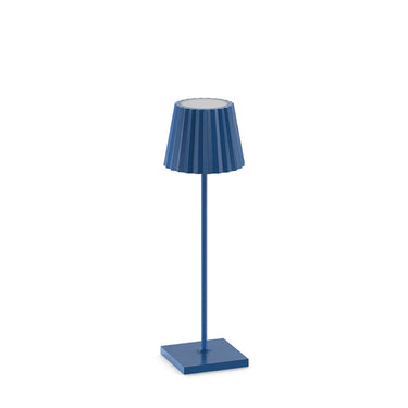 Plisse Blue Rechargeable Lamp