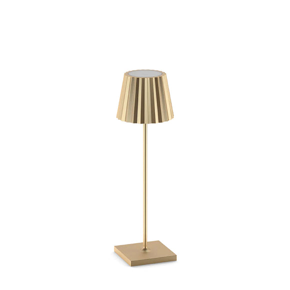 Plisse Uv Gold Rechargeable Lamp