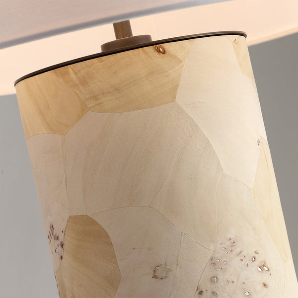 RAREL-T465-BURL-GF-WH - Brushed Dark Grey / Off White - Table Lamp