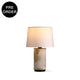 RAREL-T465-BURL-GF-WH - Brushed Dark Grey / Off White - Table Lamp