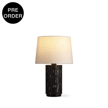 RAREL-T465-HYACINTH-GF-WH - Brushed Dark Grey / Off White - Table Lamp