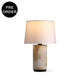 RAREL-T605-BURL-GF-WH - Brushed Dark Grey / Off White - Table Lamp