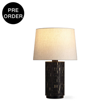 RAREL-T605-HYACINTH-GF-WH - Brushed Dark Grey / Off White - Table Lamp