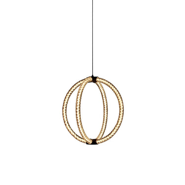 RAVIA-P50-BRA Antique Brass Hanging Lamp
