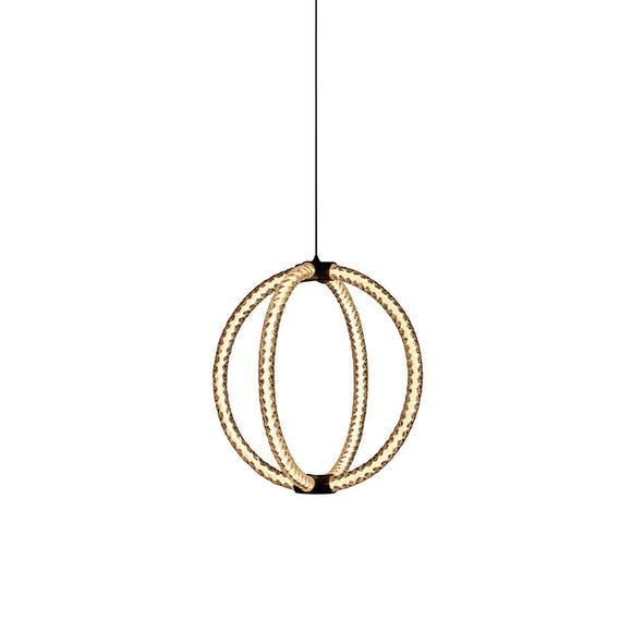 RAVIA-P50-BRA Antique Brass Hanging Lamp