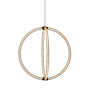 RAVIA-P80-BRA Antique Brass Hanging Lamp
