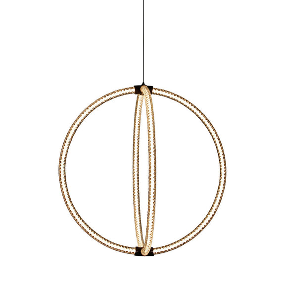 RAVIA-P80-BRA Antique Brass Hanging Lamp