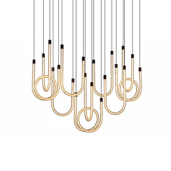 RELLE-10-PL130-BRA Antique Brass Hanging Lamp