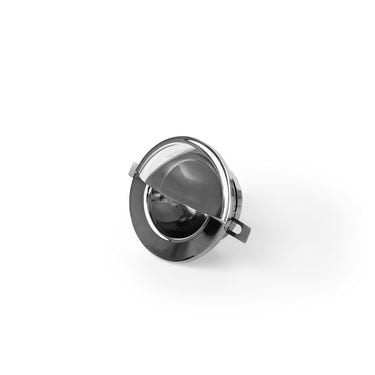 Ressa-W Dark Chrome Step & Wall Recessed Lamp