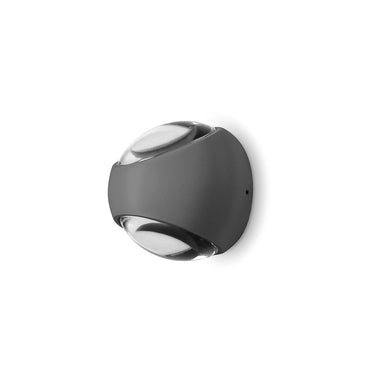 Riv-W2 Dark Gray Exterior Wall Lamp