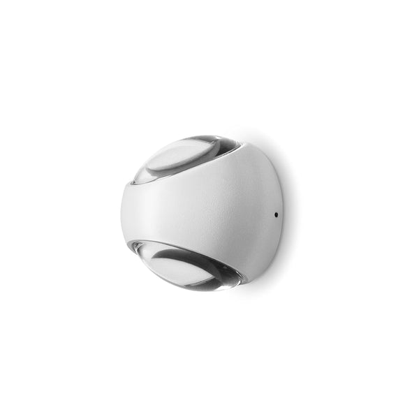 Riv-W2 White Exterior Wall Lamp